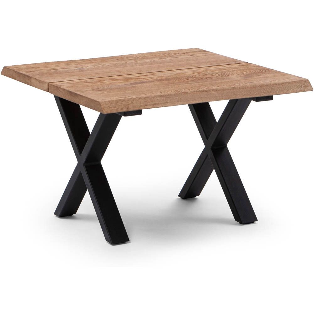 Westville soffbord 70x70 med X-ben