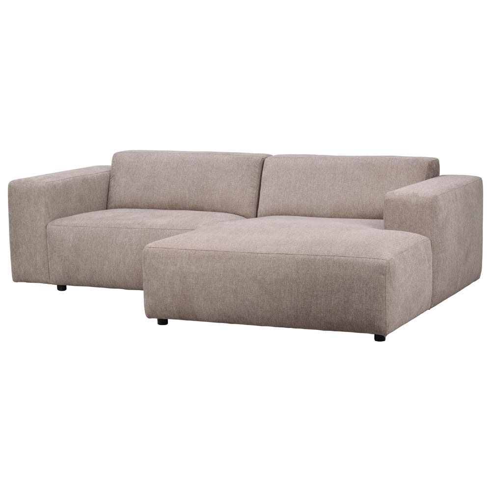 Willard 3-sitssoffa schäslong höger beige