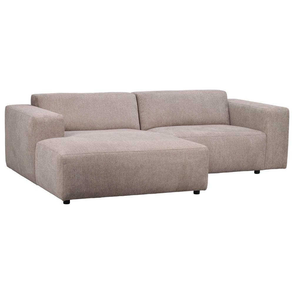 Willard 3-sitssoffa schäslong vänster beige