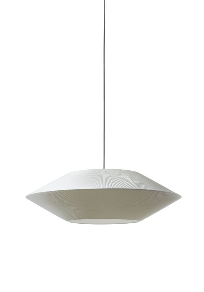 Pollux D58 plisserad off-white