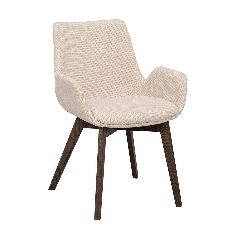 Drimsdale karmstol beige - Brun