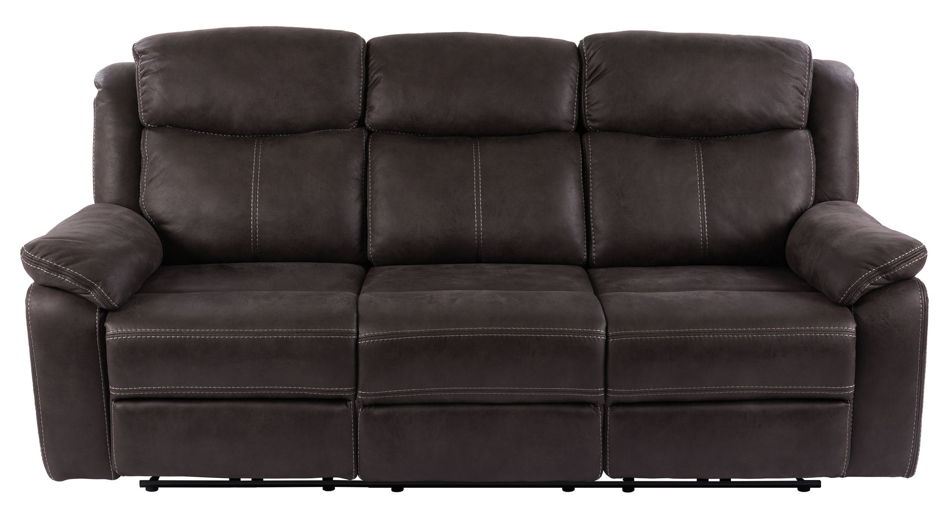 Teddy 3-sits recliner soffa EL Brun