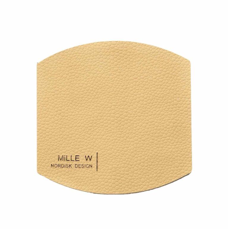 Elips glasunderlägg - Beige