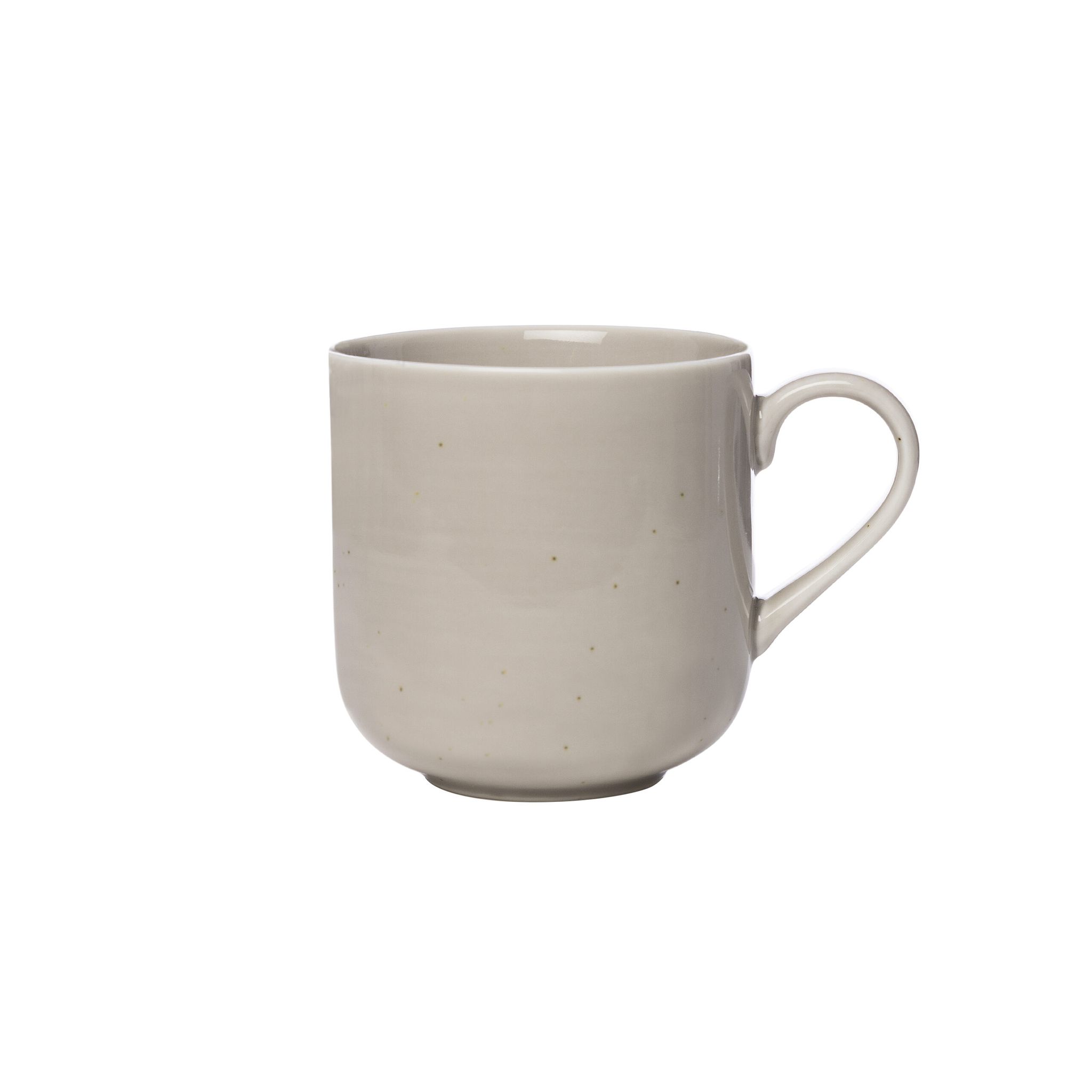Ernst kaffekopp i glaserad porslin sand