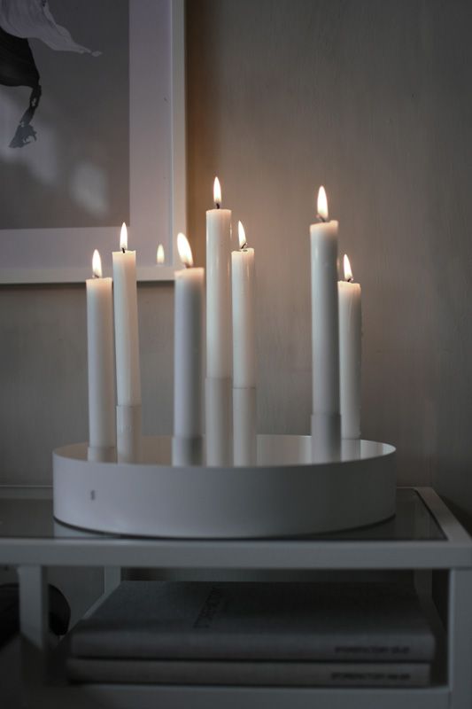 Sund rund ljushållare