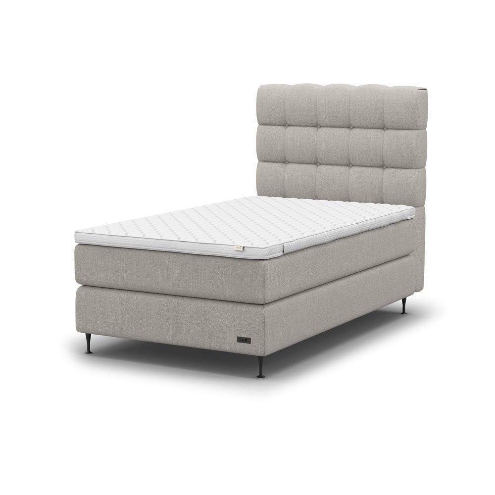 Kontinentalsäng Ekens ELEGANS 120x200 Struktur med bäddmadrass & gavel