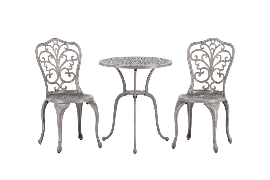 Café set i aluminium