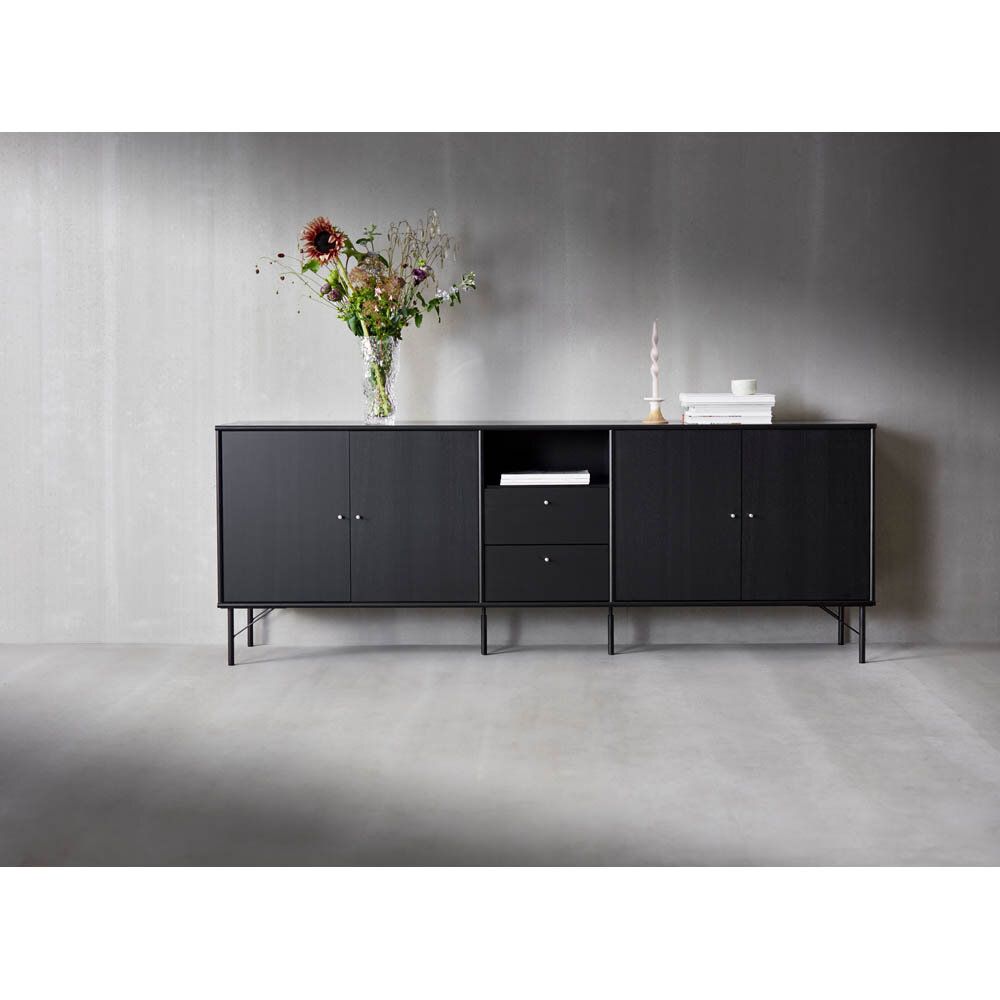 Mistral sideboard 220 cm svart