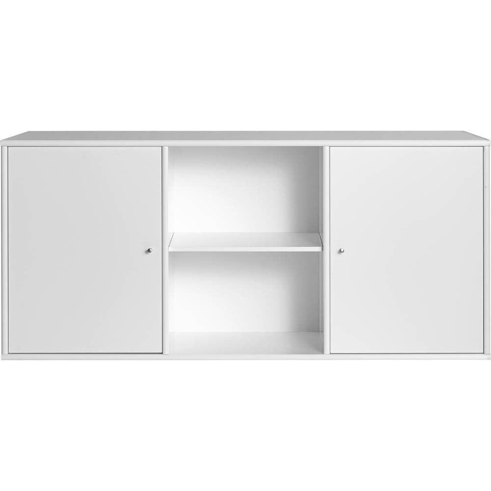 Mistral sideboard med skåp/hylla 133 cm vit
