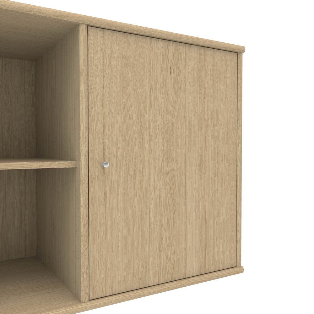 Mistral sideboard med skåp/hylla 133 cm vitpigmenterad