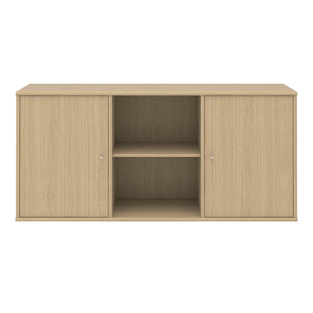 Mistral sideboard med skåp/hylla 133 cm vitpigmenterad