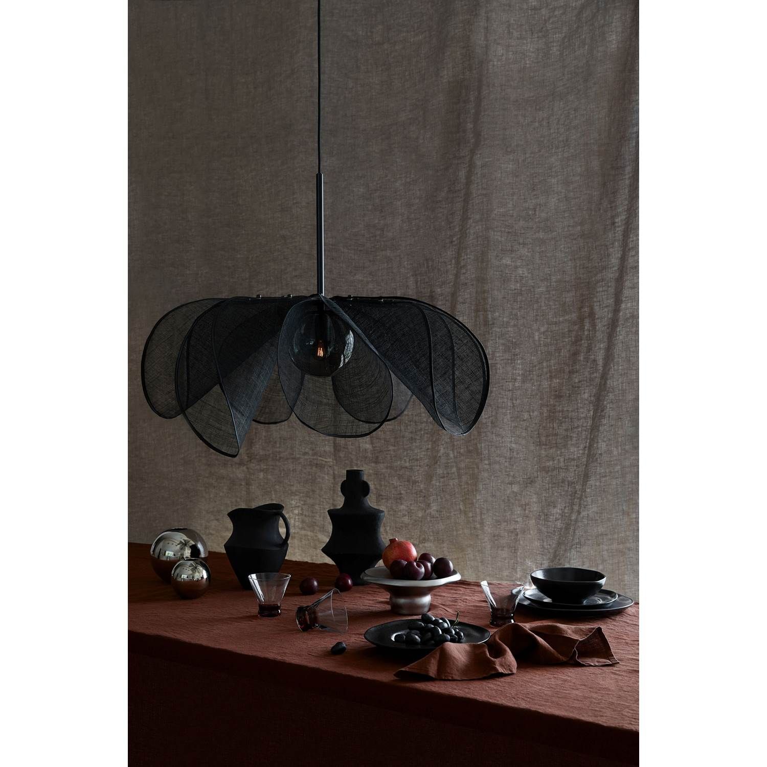 Styrka Taklampa 75cm Svart