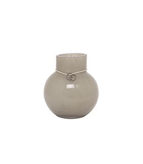 Ernst glasvas rund Beige