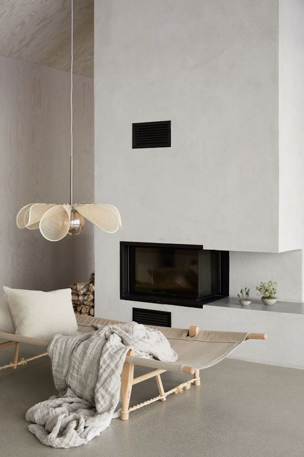 Styrka taklampa 63cm Beige
