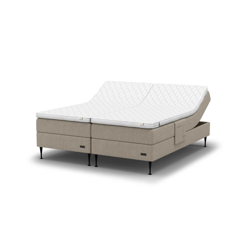 Ställbar säng Ekens ELEGANS 2st 90x200 Struktur med bäddmadrass