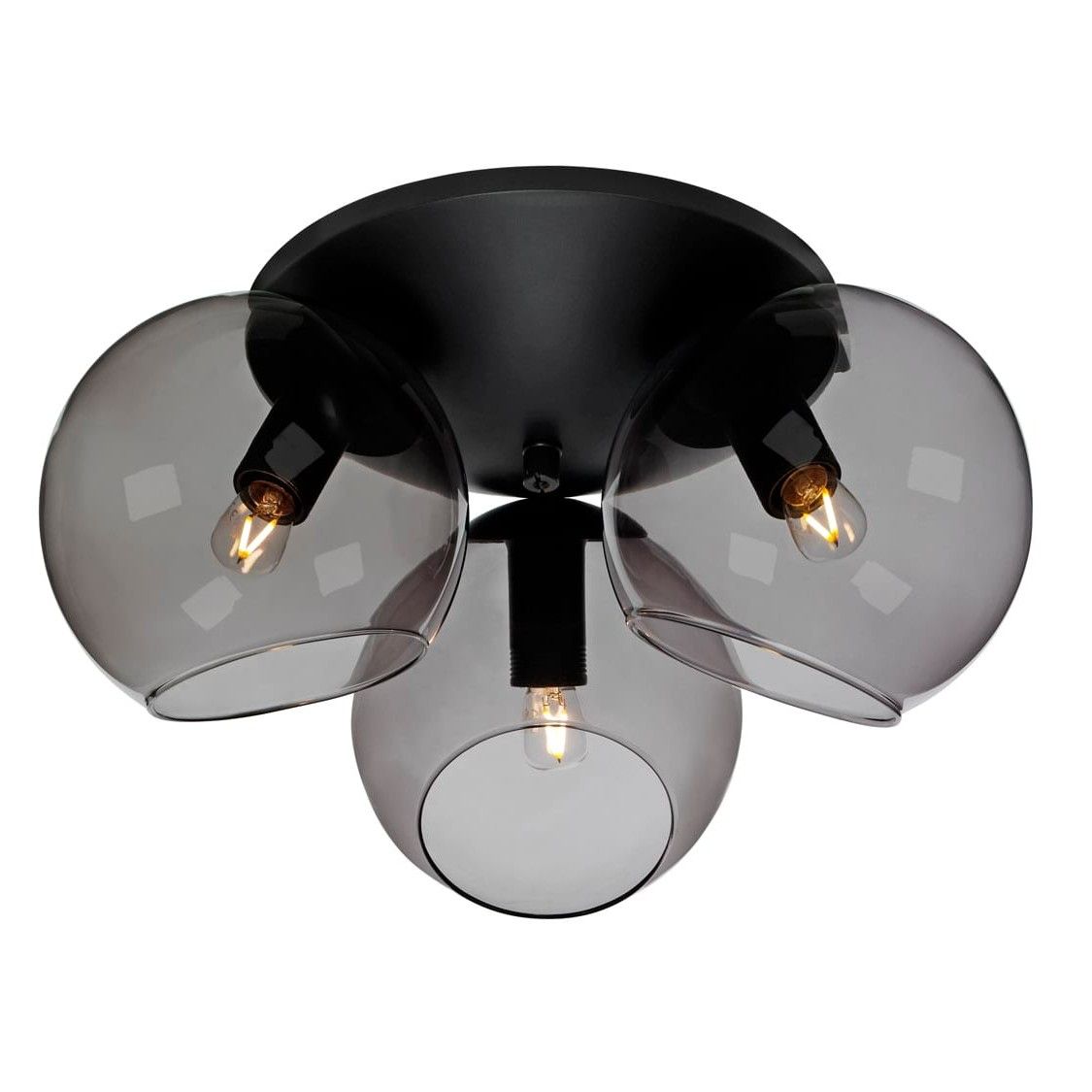 Capella svart/rök plafond