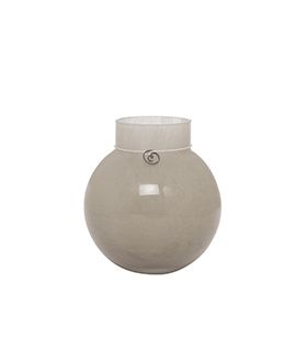 ernst glasvas rund beige