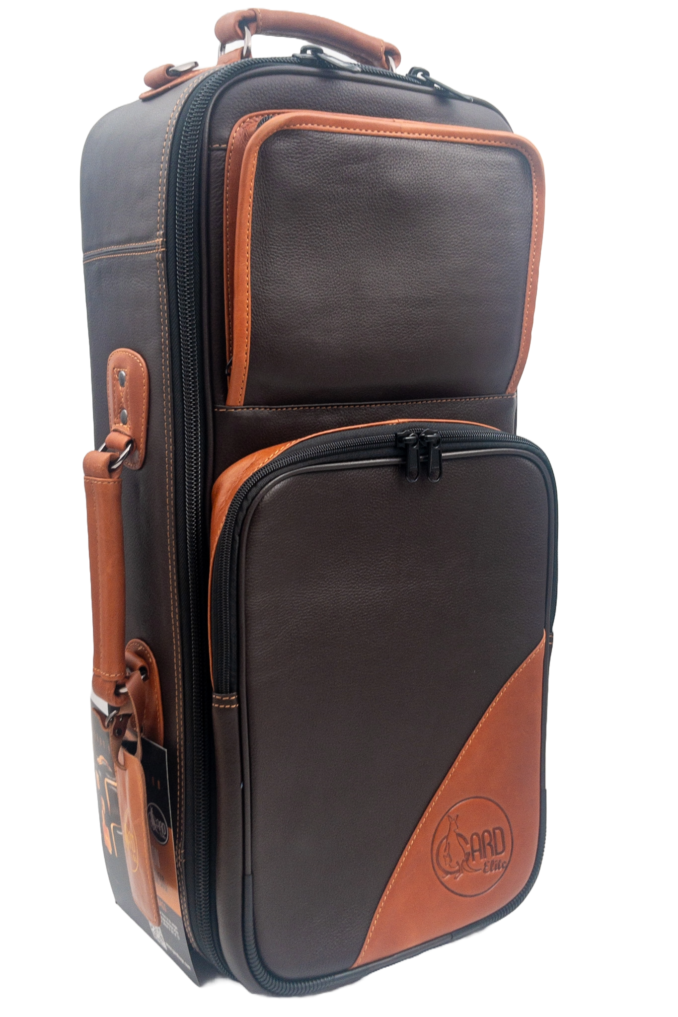 Gigbag Gard Elite Trumpet Dubbel 4-Serien - 4-ECLCN-V Skinn, Mörkbrun