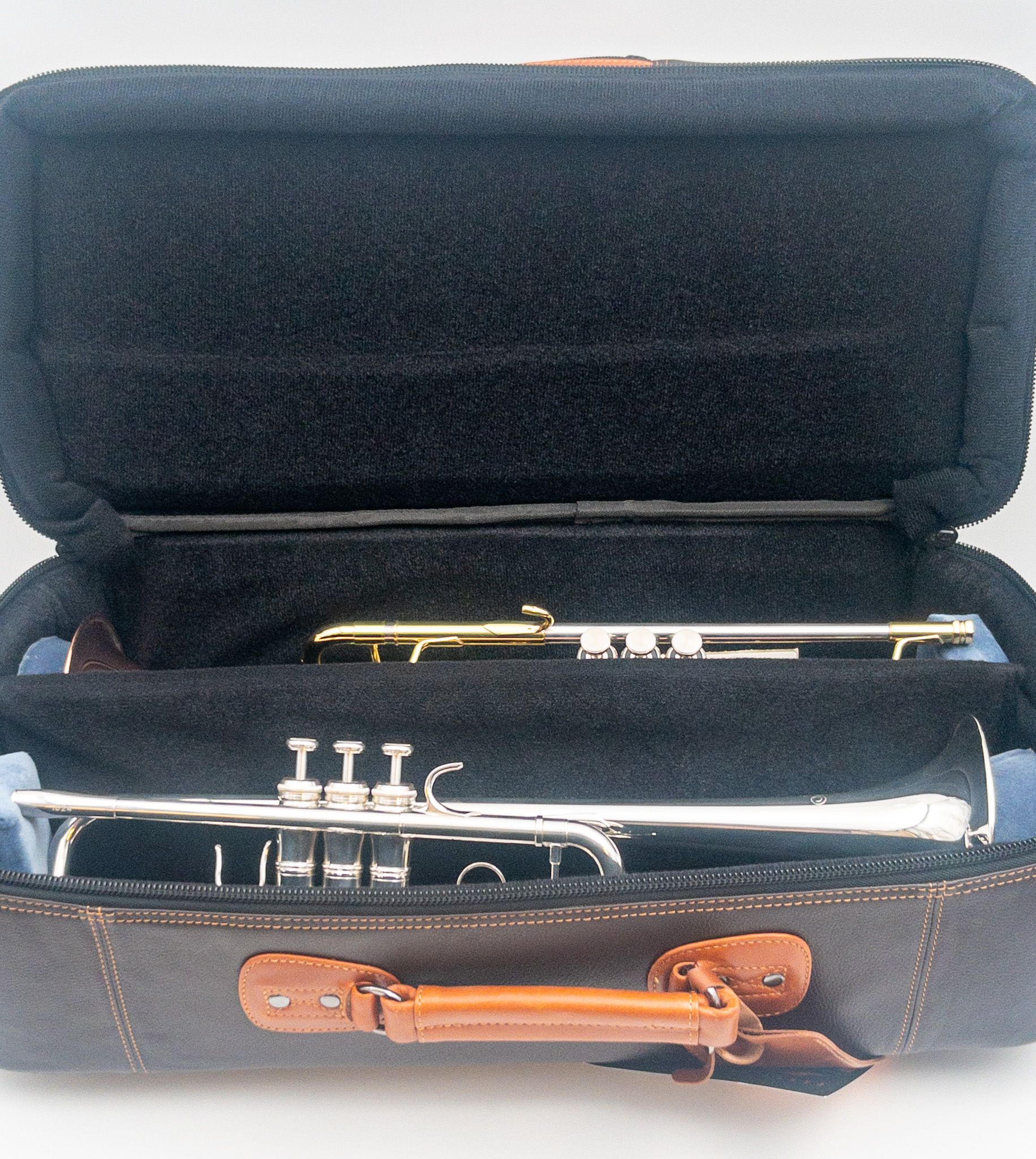 Gigbag Gard Elite Trumpet Dubbel 4-Serien - 4-ECLCN-V Skinn, Mörkbrun