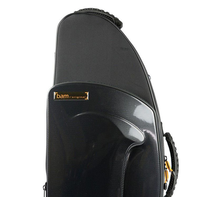 Etui BAM New Trekking Altsax Svart/Aluminium