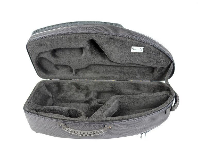 Etui BAM New Trekking Altsax Svart/Aluminium