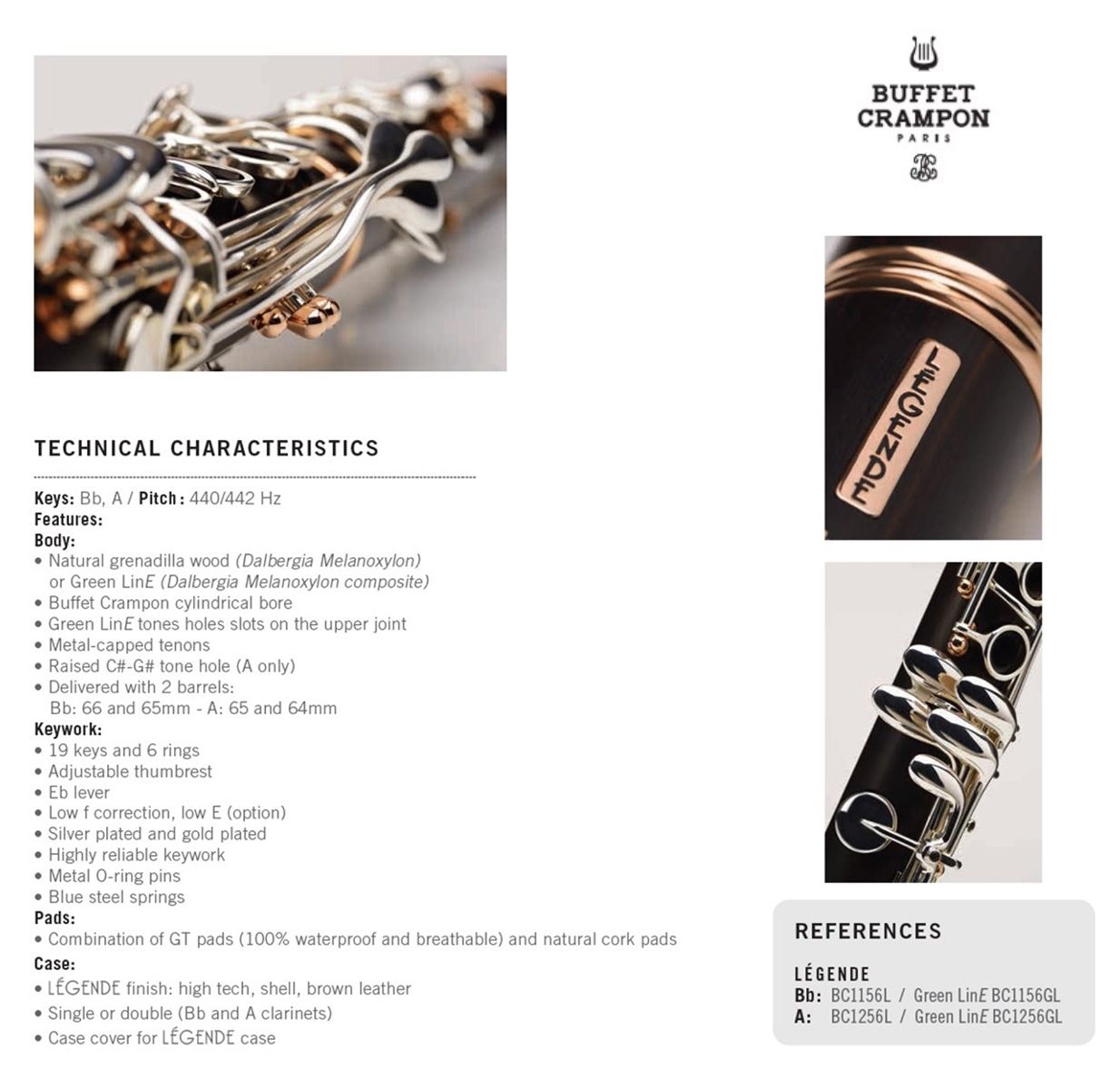 Klarinett Buffet Legende (BC1156L-2-0)