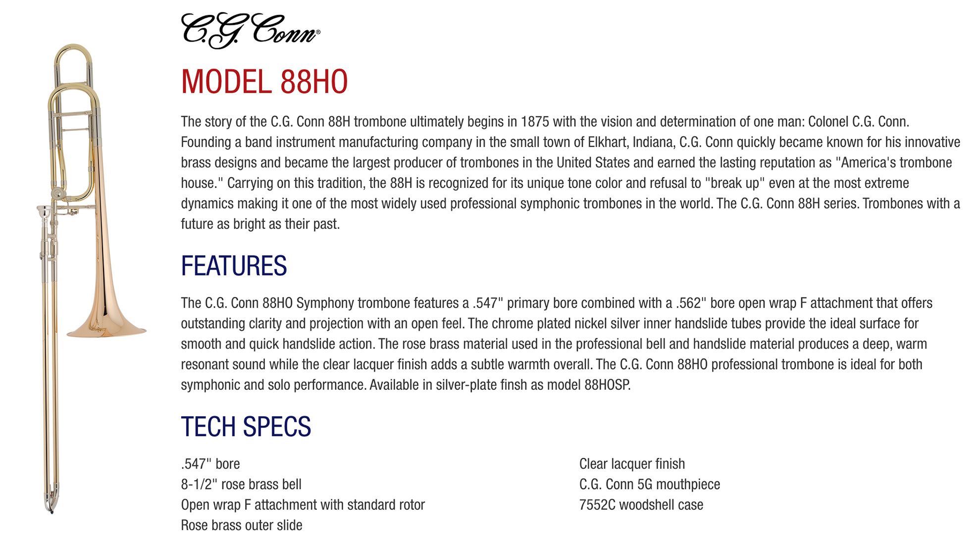 Trombon Conn 88HO
