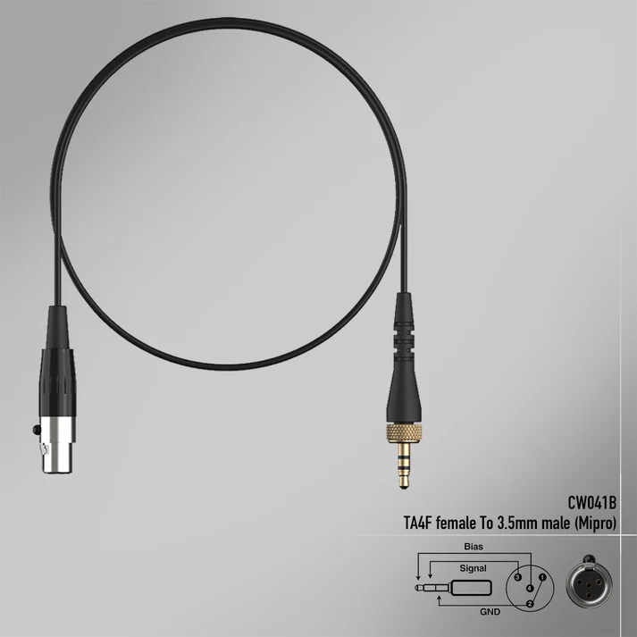 Kabeladapter CloudVocal SonoFlex TA4F (Shure)