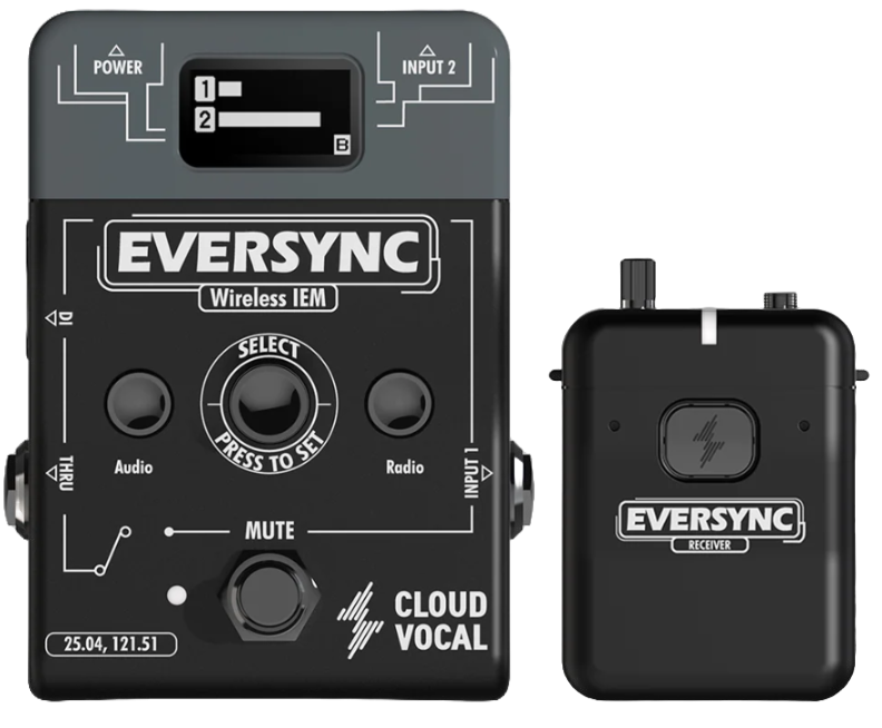 Trådlöst system CloudVocal EverSync för In-Ear