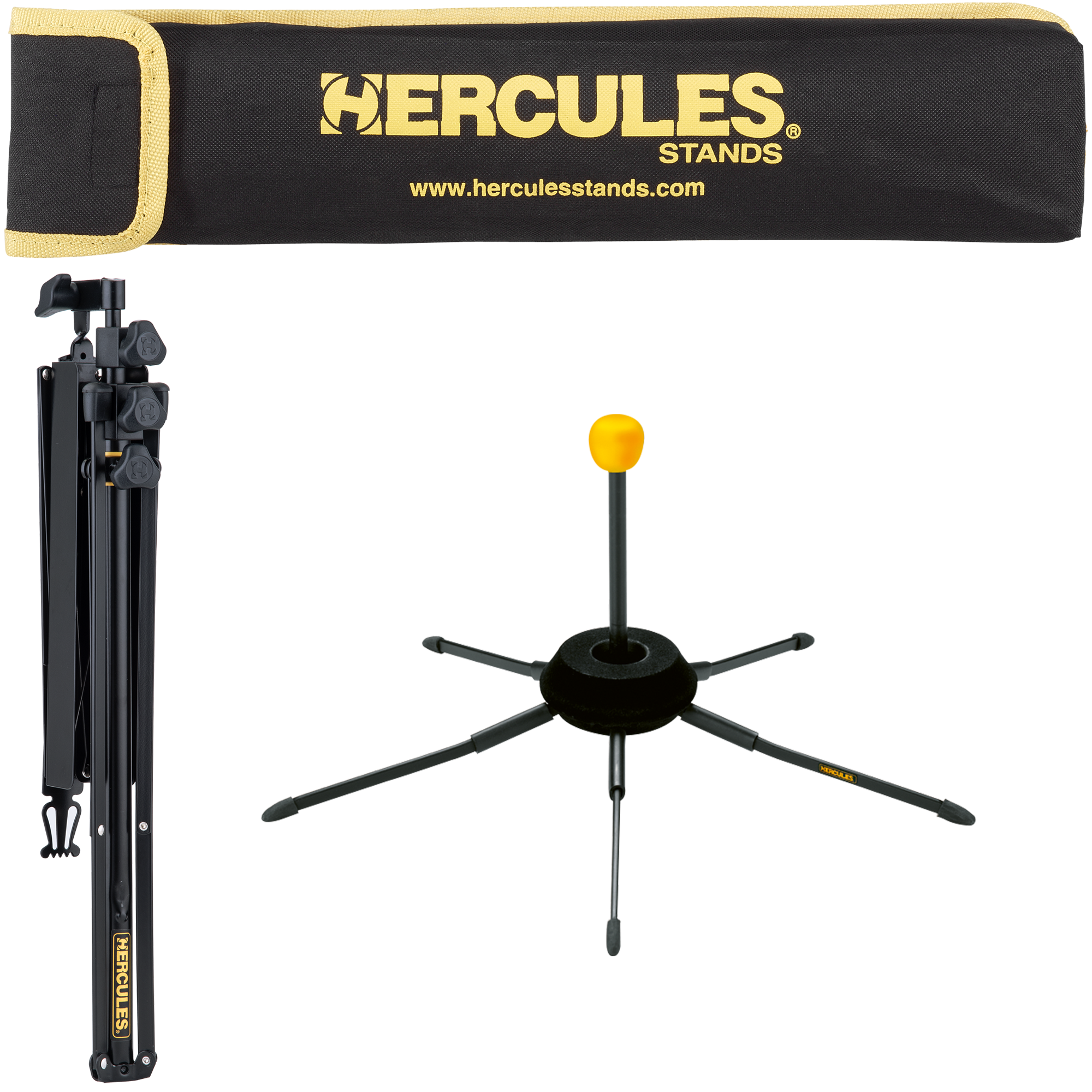 Ställ Hercules Trumpet DS410BP Travlite med påse
