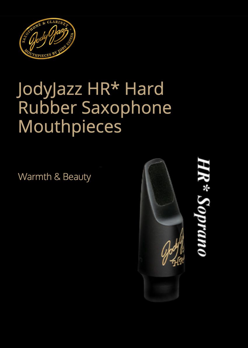 Munstycke JodyJazz Sopransaxofon HR Ebonit