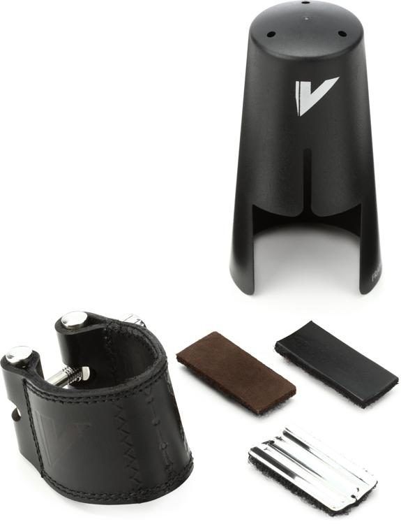 Ligatur och Kapsel Vandoren Leather Klarinett LC21P