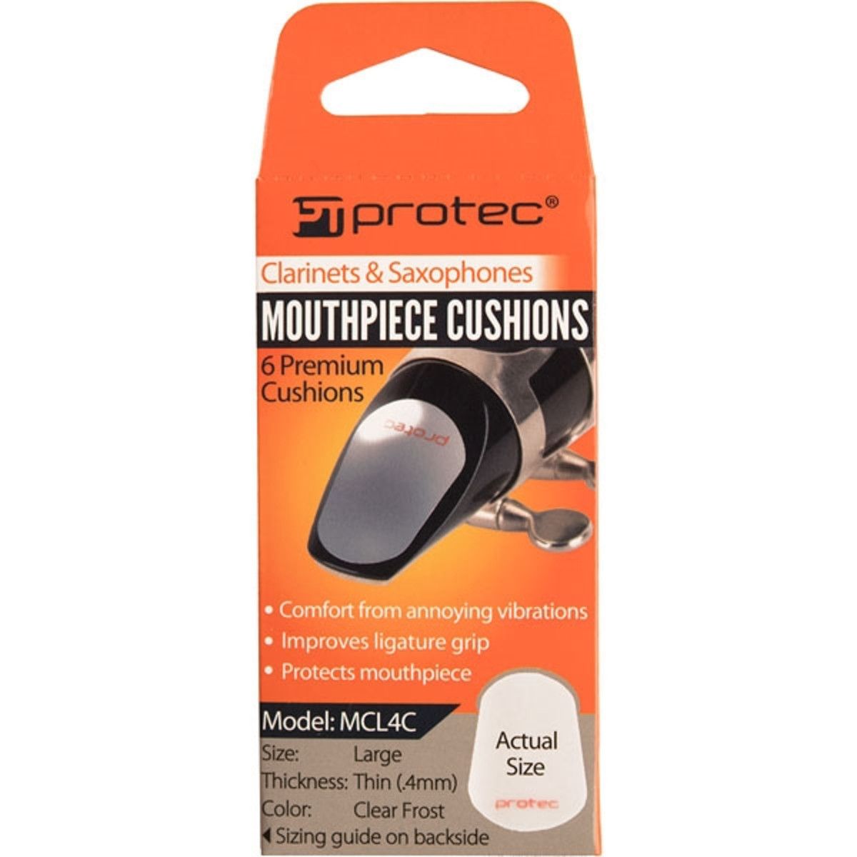 Bitskydd Protec MCL4C 0.4mm Large Transarent