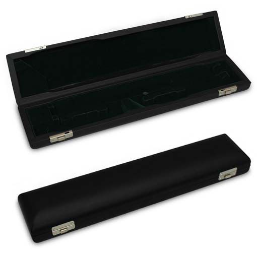 Etui Pearl Flöjt C-fot Svart