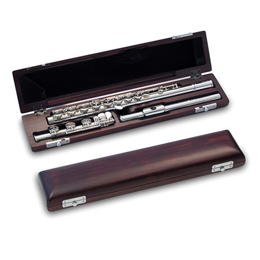 Etui Pearl Flöjt H-fot Trä