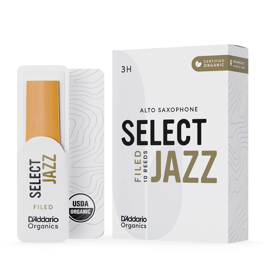 Rör D'Addario Organic Select Jazz Altsax Filed - 2S