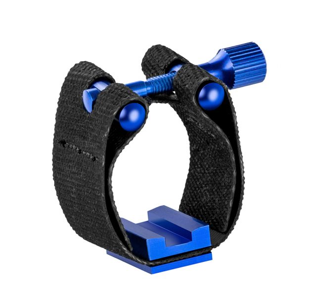 Ligatur & Kapsel Jewel Tenorsax E.D. Ebonit - BLUE