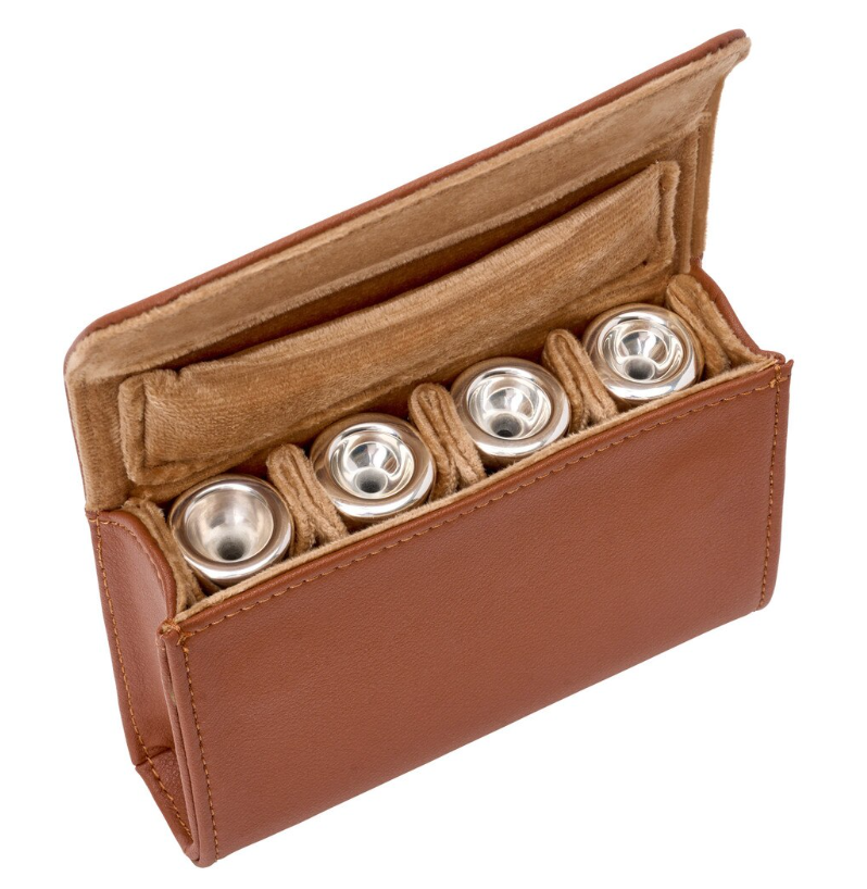 Munstycksfodral Protec 4xTrumpet A271CC, läder