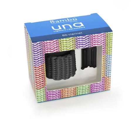 Ligatur Bambu UNA Klarinett - UC07 Svart
