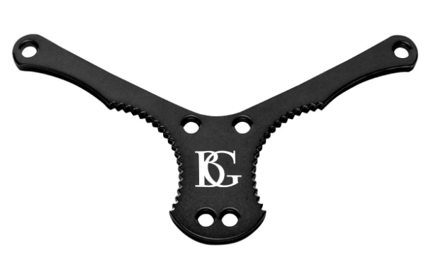 Rem BG Saxofon Leather ZEN Metal hook - S20YBMSH Metal snap hook Svart
