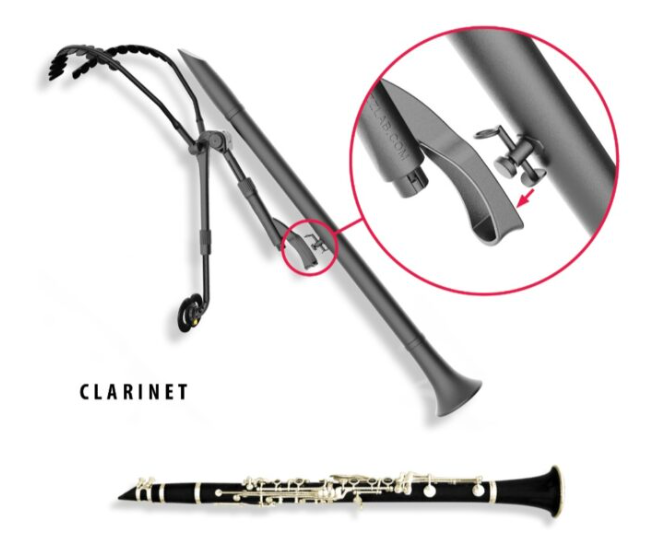 Rem Jazzlab ClarinetHolder, för klarinett, oboe, sopran