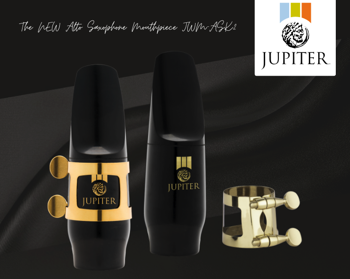Munstycke Jupiter Altsax 4C med Ligatur & Kapsel