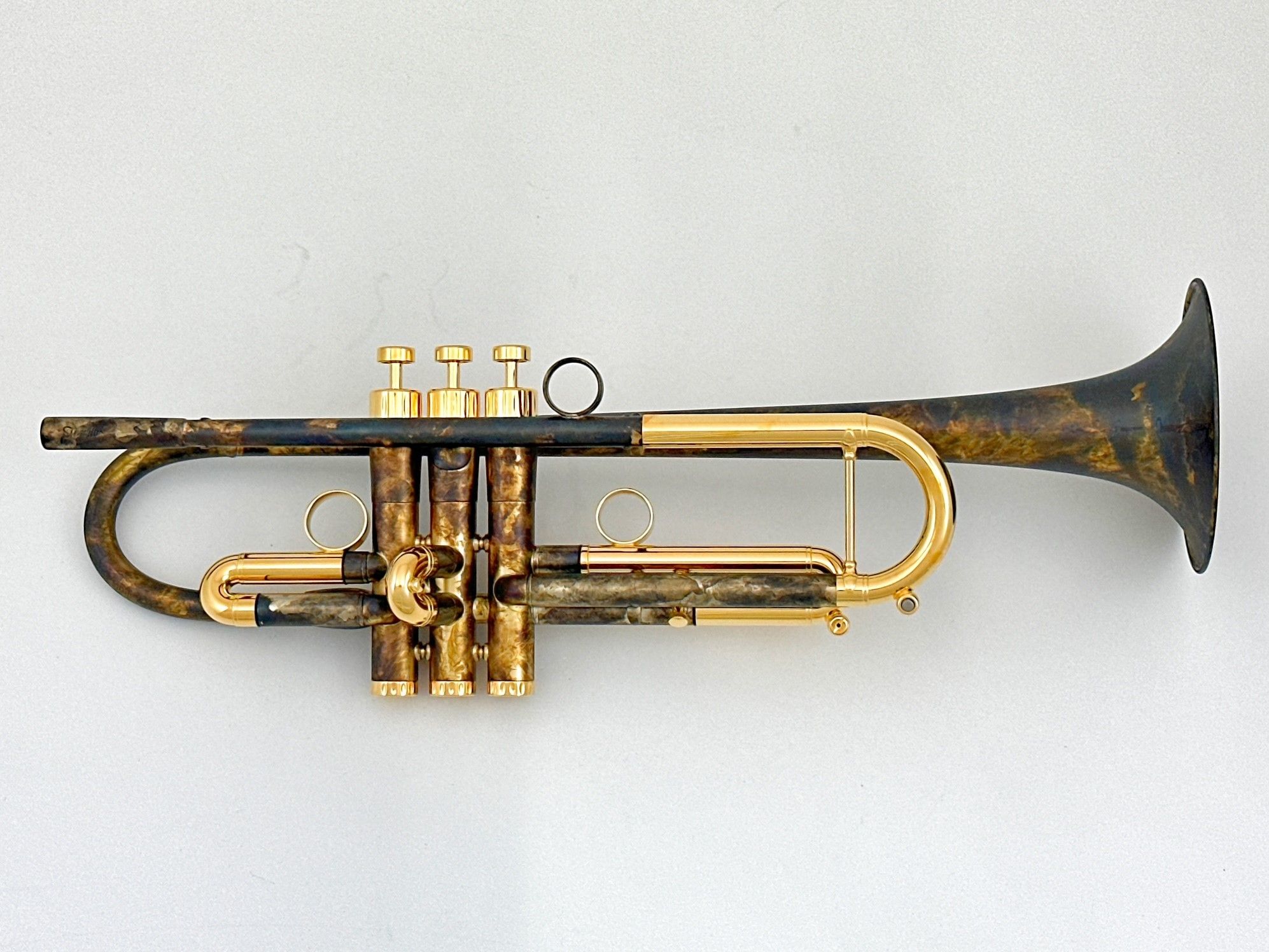 Trumpet Böhme Tumultus - Matt vintage lack/Gold, Medium bell