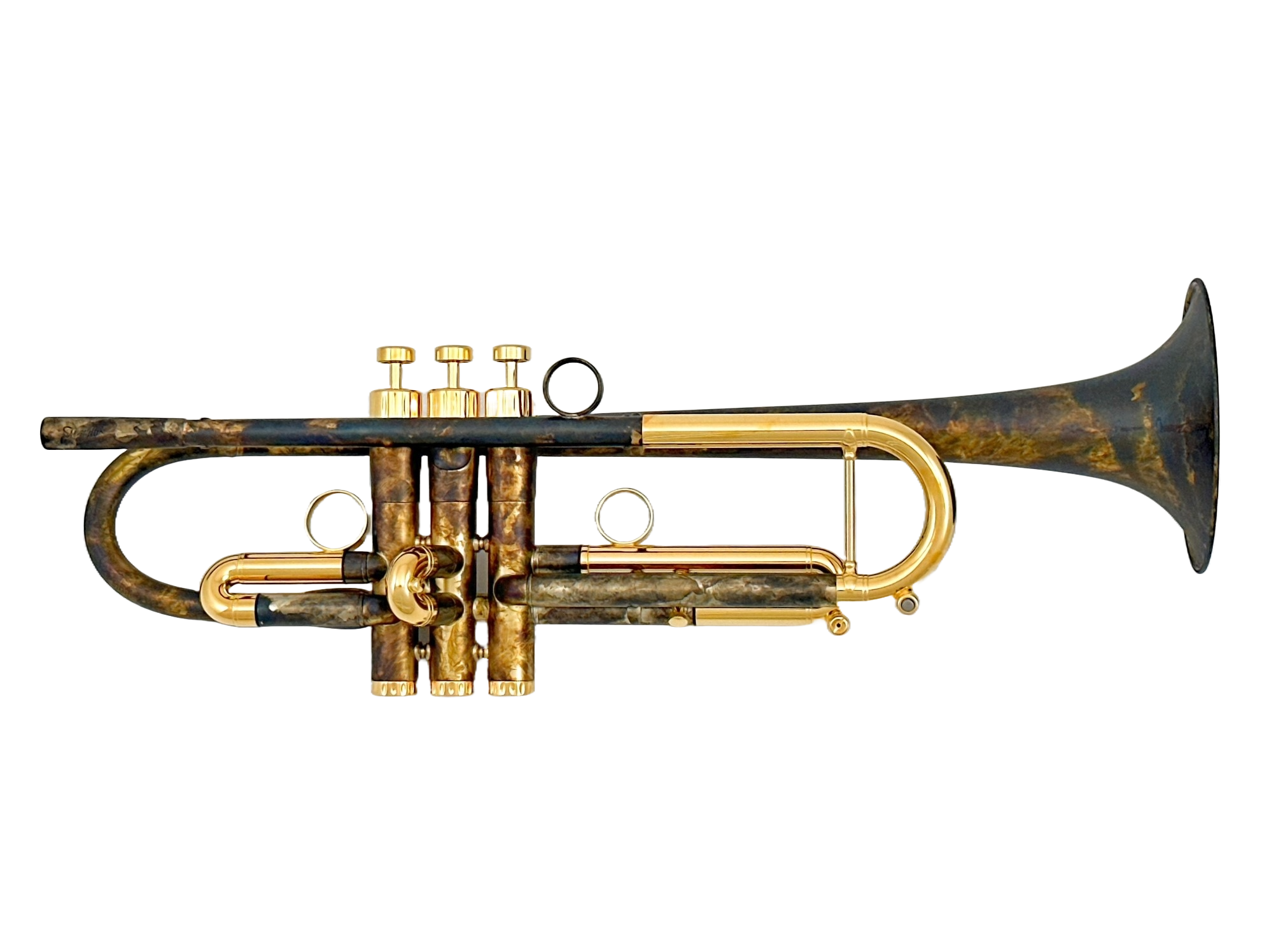 Trumpet Böhme Tumultus - Matt vintage lack/Gold, Medium bell
