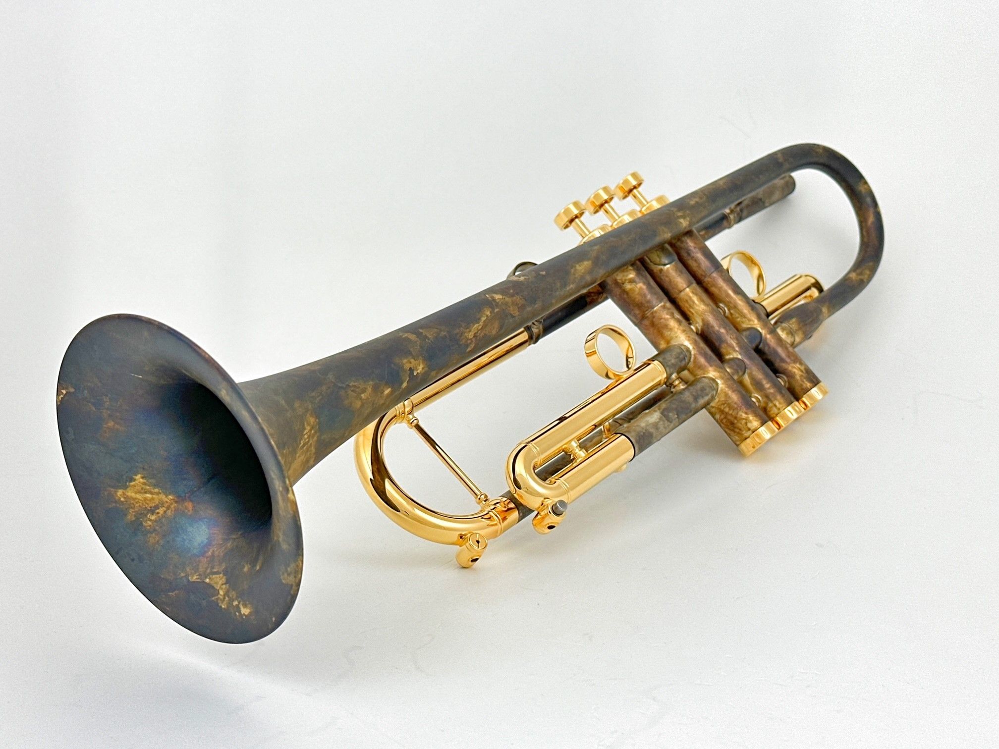Trumpet Böhme Tumultus - Matt vintage lack/Gold, Medium bell