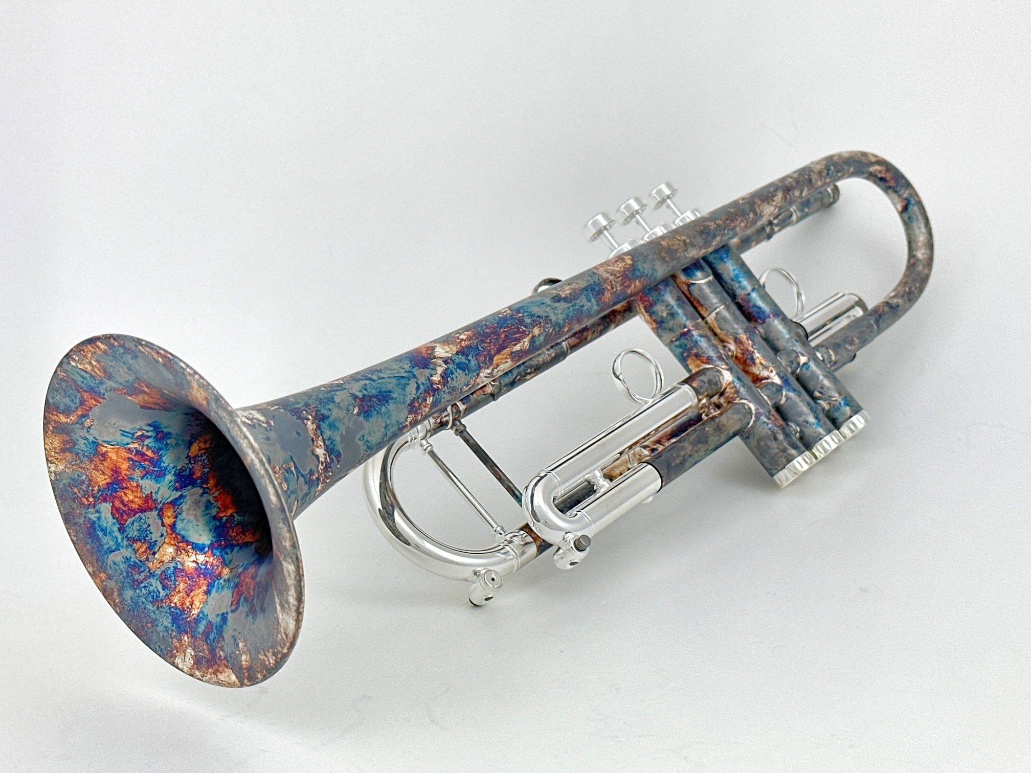 Trumpet Böhme Sturm & Drang - Silver tarnisch/Borstad/Silver