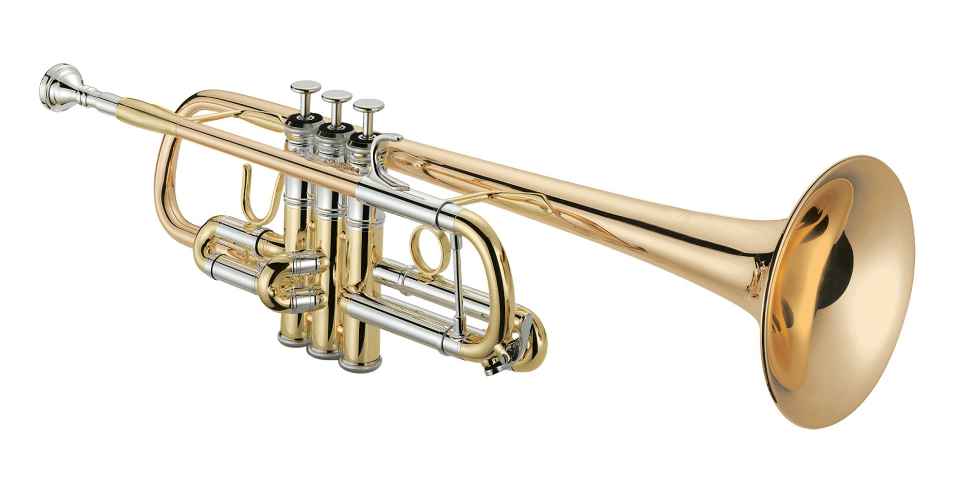 Trumpet C XO1624 RLR reversed, Rosebrassklocka, Lack
