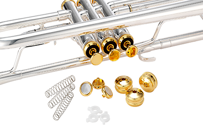 Trumpet XO 1602RSS, Rosebrassklocka Silver/Guld