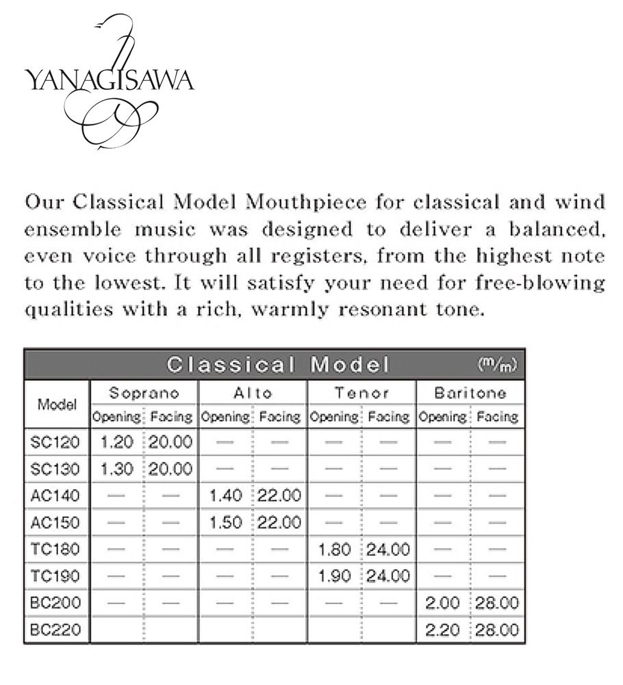 Munstycke Yanagisawa Altsax Classic