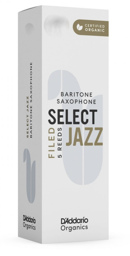 Rör D'Addario Organic Select Jazz Barytonsax Filed